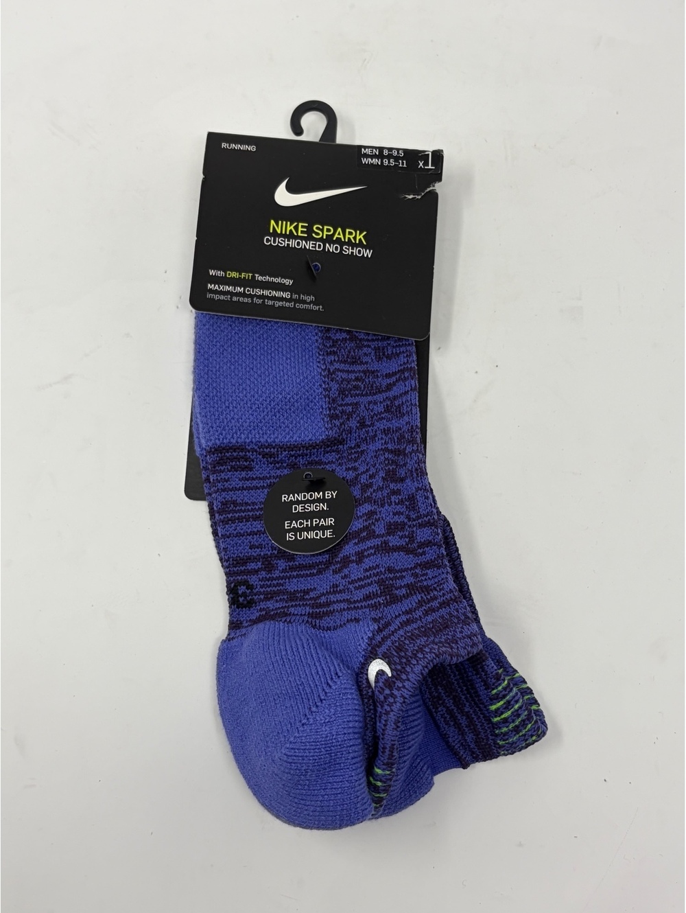 Nike Spark Cushioned No Show Socks - Men's Size 8-13